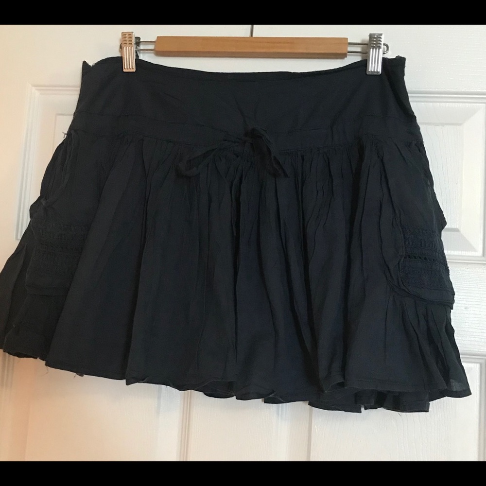 Woman mini skirt